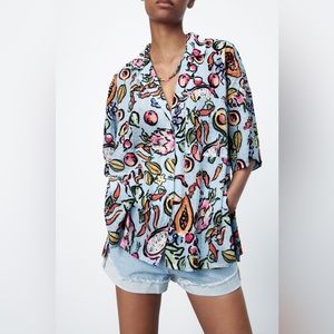 ZARA PRINT SHIRT‎